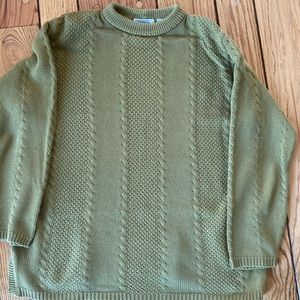 Vintage Lord&Taylor green sweater size L